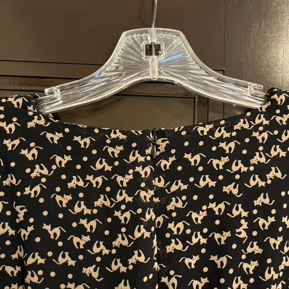 Long-sleeved MCM dress in cat print - Picture 2 of 7